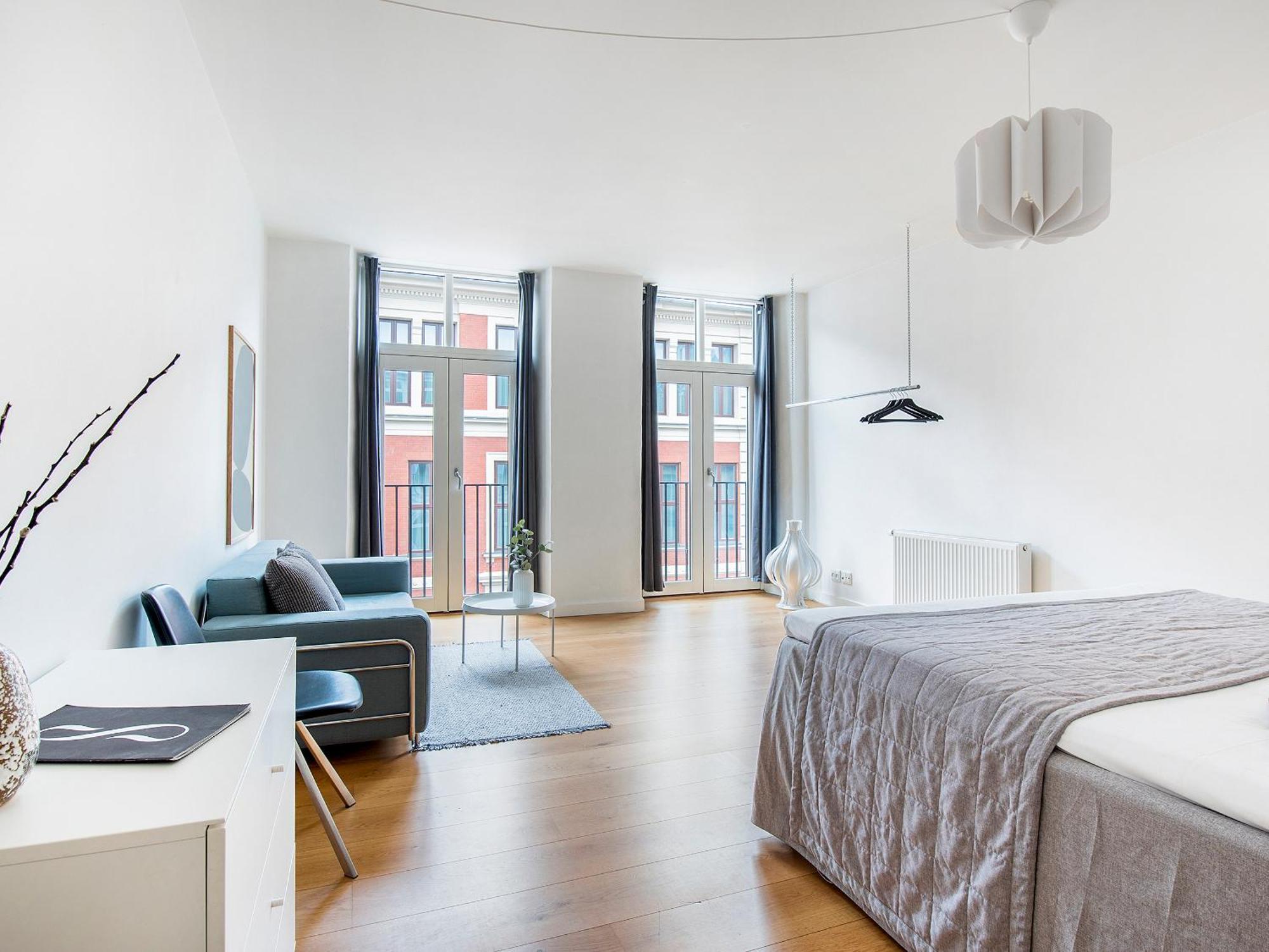 Sanders Leaves - Chic Three-Bedroom Apartment In Downtown 哥本哈根 外观 照片