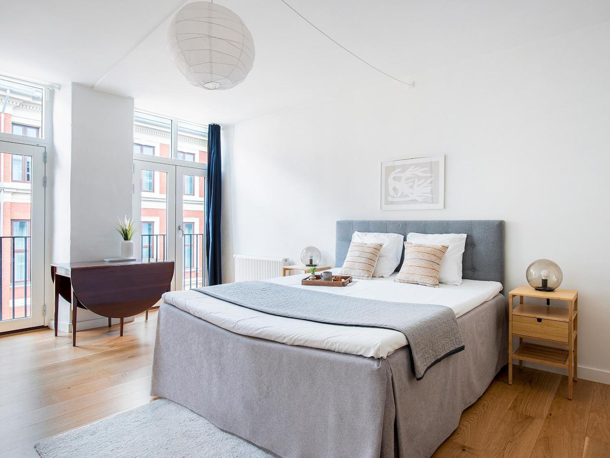 Sanders Leaves - Chic Three-Bedroom Apartment In Downtown 哥本哈根 外观 照片